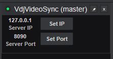 VdjVideoSync Settings Dialog